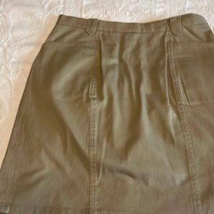 Cute Territory Ahead beige cotton skirt size 10